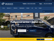 Tablet Screenshot of jj-vvs.dk